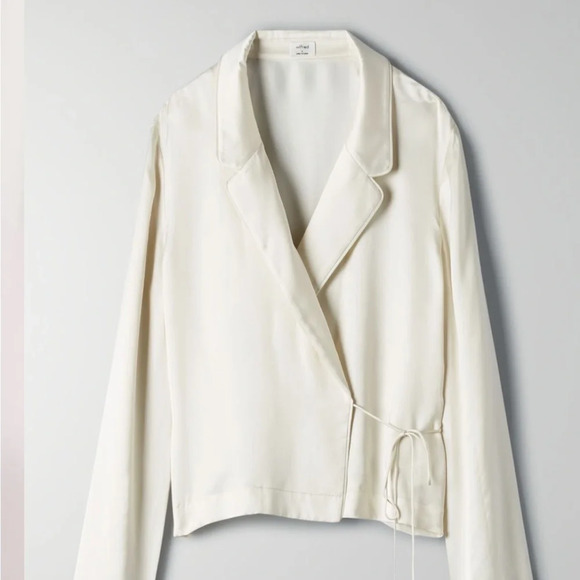Aritzia Wilfred Allusion Top Ivory White Size XS - Picture 5 of 9